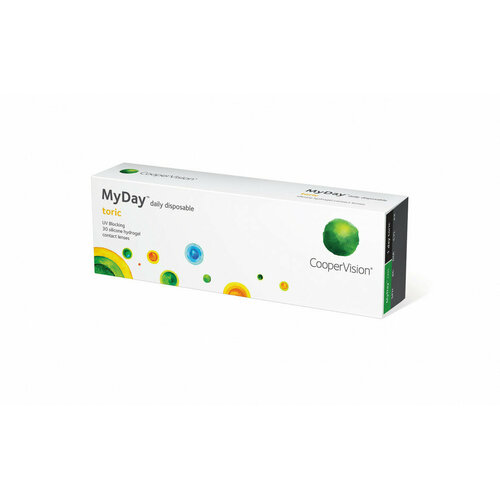    CooperVision MyDay daily disposable toric, 30 ., R 8,6, D -8,CYL:-0,75,A:10, , 1 .   -     , -,   