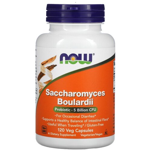   NOW Saccharomyces Boulardii, 140 , 5  , 120 .   -     , -,   