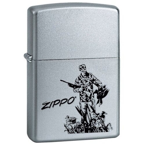     ZIPPO 205 Duck Hunting   Satin Chrome -      -     , -,   