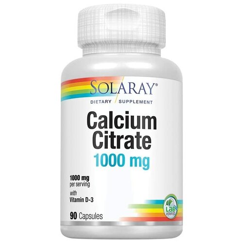  Solaray Calcium Citrate with D3 (    D-3)1000  90    -     , -,   