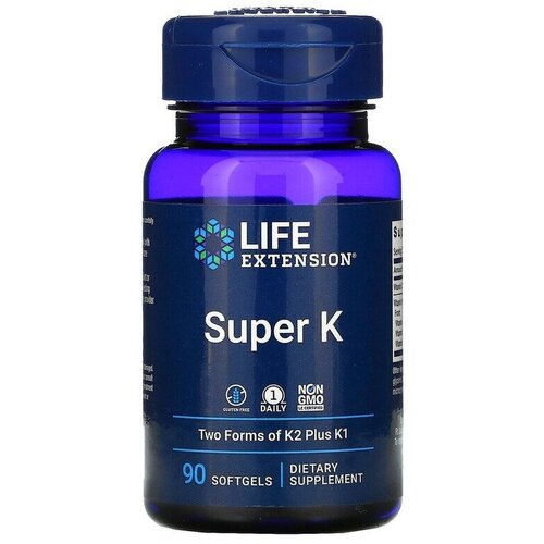 ������ ������ Life Extension Super K (��� ����� �2 ���� �1) 90 ������ ����