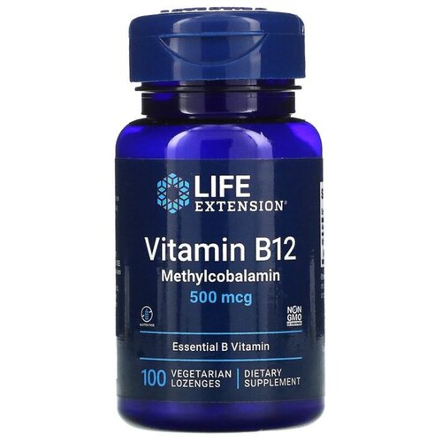  LIFE Extension Vitamin B12 Methylcobalamin 500 mcg, 100 .   -     , -,   