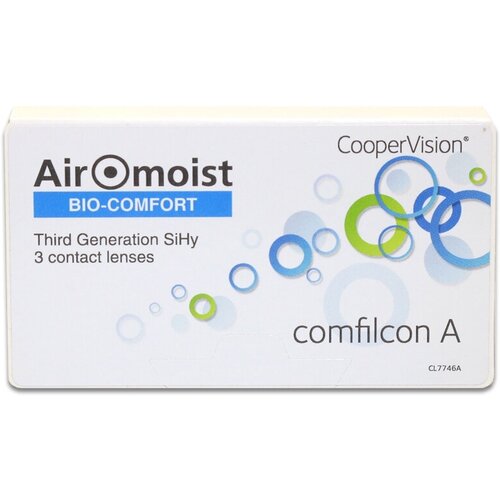 ������ ������ ���������� ����� CooperVision Airomoist Bio-Comfort, 3 ��., R 8,6, D -2,75, ���������� ����