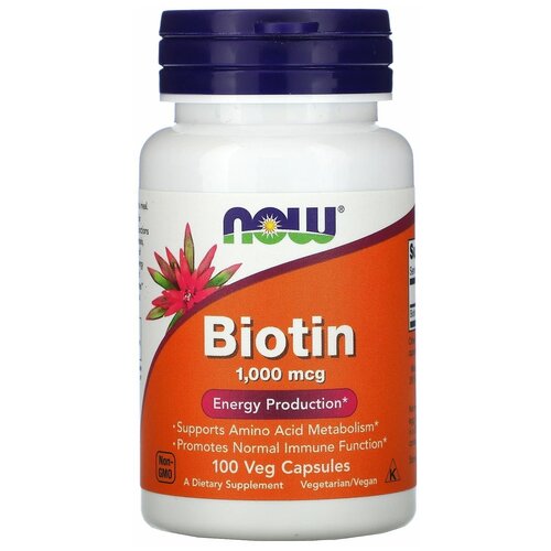 ������ ������ ������� NOW Biotin, 120 �, 100 ��, 1000 ���, 100 ��. ����