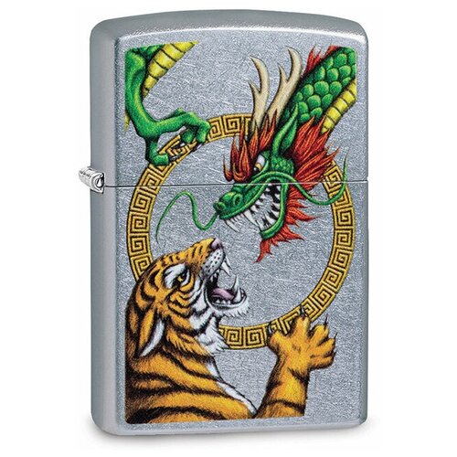   ZIPPO Dragon Design   Street Chrome, /, , 38x13x57    -     , -,   