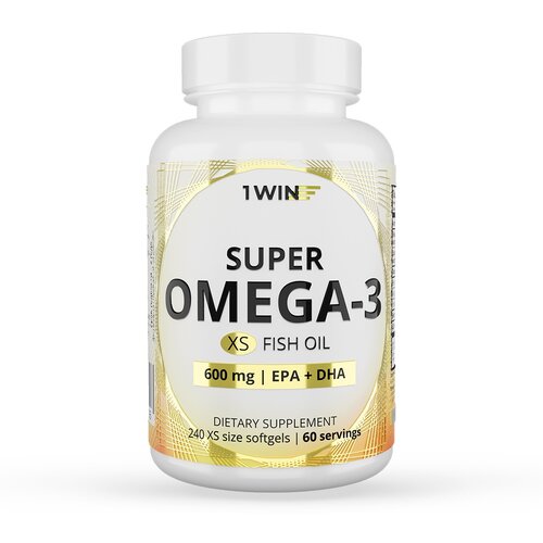   3    600 , 1WIN Super Omega-3 XS, 240    -     , -,   