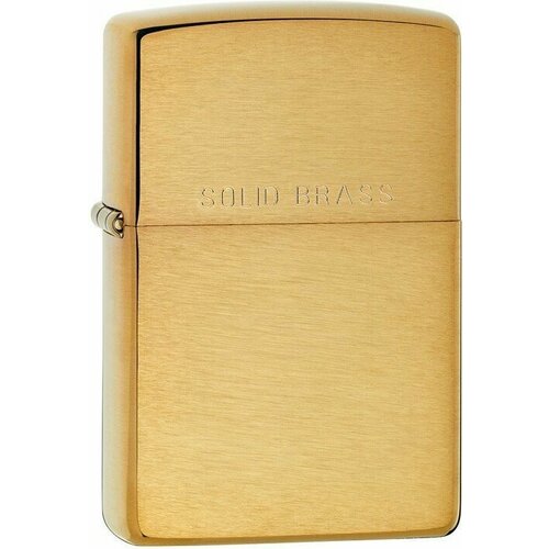 ������ ������ ��������� ZIPPO � ��������� Brushed Brass, ������/�����, ����������, �������, 38x13x57 �� ����