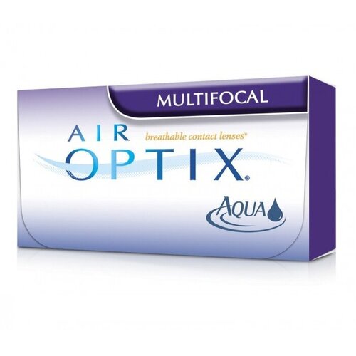 ������ ������ ���������� ����� �� ����� Alcon Air optix Aqua Multifocal, 3 ��., R 8,6, D -8, ADD: �������, 1 ��. ����